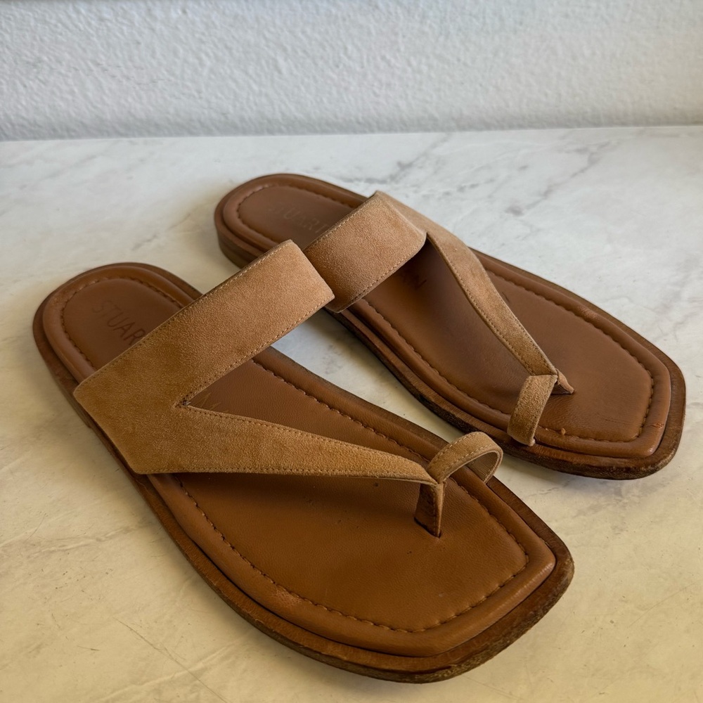 STUART WEITZMAN Lyla Flat Slide Sandals